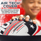 Franklin Sports Nfl Houston Texans Football - Youth Mini Football - 8.5'' Junior Size Ball - Spacelace Easy Grip Texture- Perfec