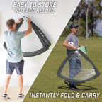 Gosports Team Tone 4 Ft X 3 Ft Portable Soccer Goal For Kids - Pop Up Net For Backyard - Black