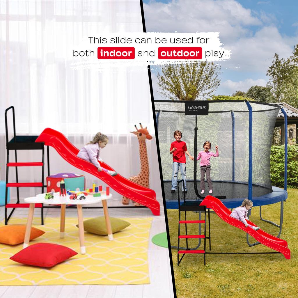 Upper Bounce Machrus Trampoline Step N Slide, Trampoline Ladder, Kids Slide, Trampoline Slide, Stair Slide, Trampoline Toys, Tra