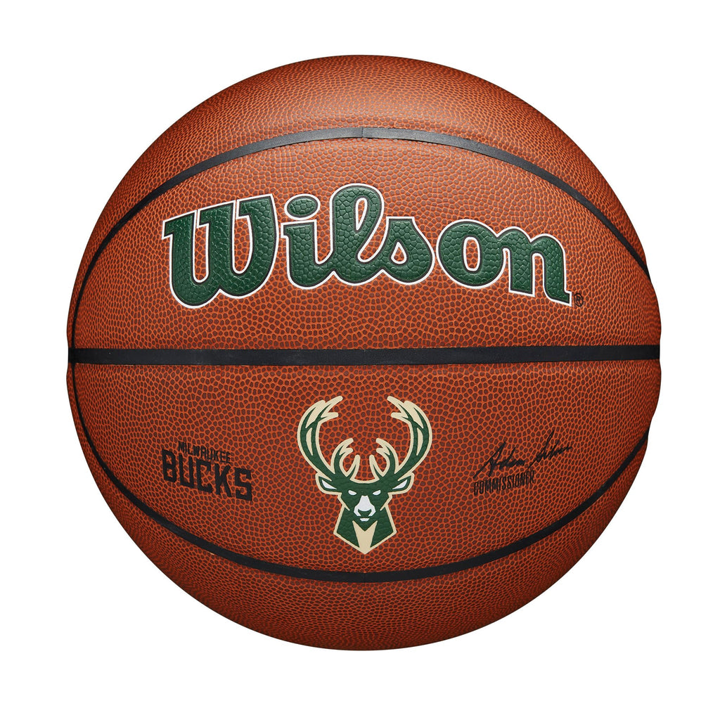 Wilson Nba Team Alliance Basketball - Milwaukee Bucks, Size 7-29.5''