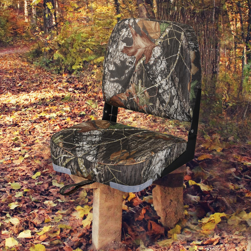 Leader Accessories A Pair Of Camo Folding Fishing Boat Seat 2 Seats (Camo)