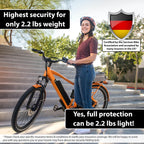 Kohlburg Security Folding Lock - 35 Foldable Bicycle Lock - High German Security Standard - Very Secure Folding Bike Lock - Spec