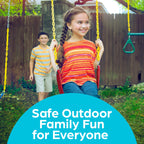 Jungle Gym Kingdom Outdoor Swing Seat Replacement - Pack Of 1 Replacement Swings For Swingsets For Outside With Plastic Coated C