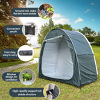 Bike Storage Tent, Anti-Dust Waterproof Bicycle Tent, Portable Bike Storage Tent For 3-4 Bikes, Foldable Bike Shelter For Garden