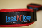 Lace N Loop Straps (Pair) (Red & Black)