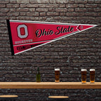 Rico Industries Ncaa Ohio State Buckeyes Classic 12'' X 30'' Felt Wall D  Cor Pennant - Great For Home/Bed Room/Man Cave D  Cor