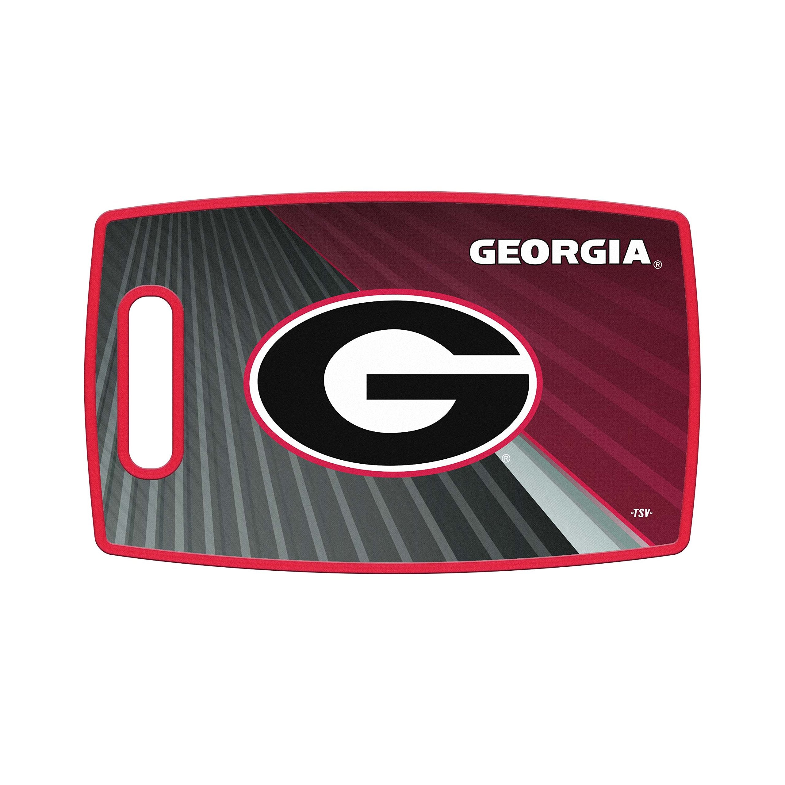 Sports Vault Ncaa Georgia Bulldogs Large Cutting Board, 14.5'' X 9''
