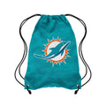 FOCO Miami Dolphins NFL Big Logo Drawstring Backpack