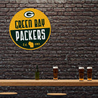 Rico Industries Nfl Football Green Bay Packers Classic Shape Cut Pennant - Home And Living Room D  Cor - Soft Felt Ez To Hang