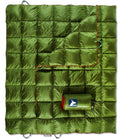 Horizon Hound Down Camping Blanket - Gr-20, Green Travel Blanket | Sustainable Insulated Down | Lightweight & Warm Quilt For Cam