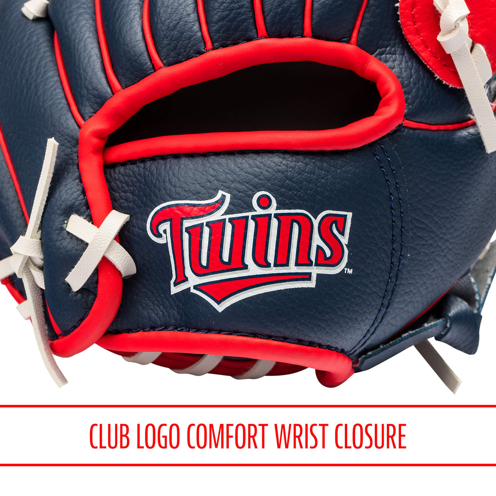 Franklin Sports Mlb Youth Teeball Glove And Ball Set - Kids Minnesota Twins Baseball And Teeball Glove And Ball - Perfect First