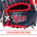 Franklin Sports Mlb Youth Teeball Glove And Ball Set - Kids Minnesota Twins Baseball And Teeball Glove And Ball - Perfect First