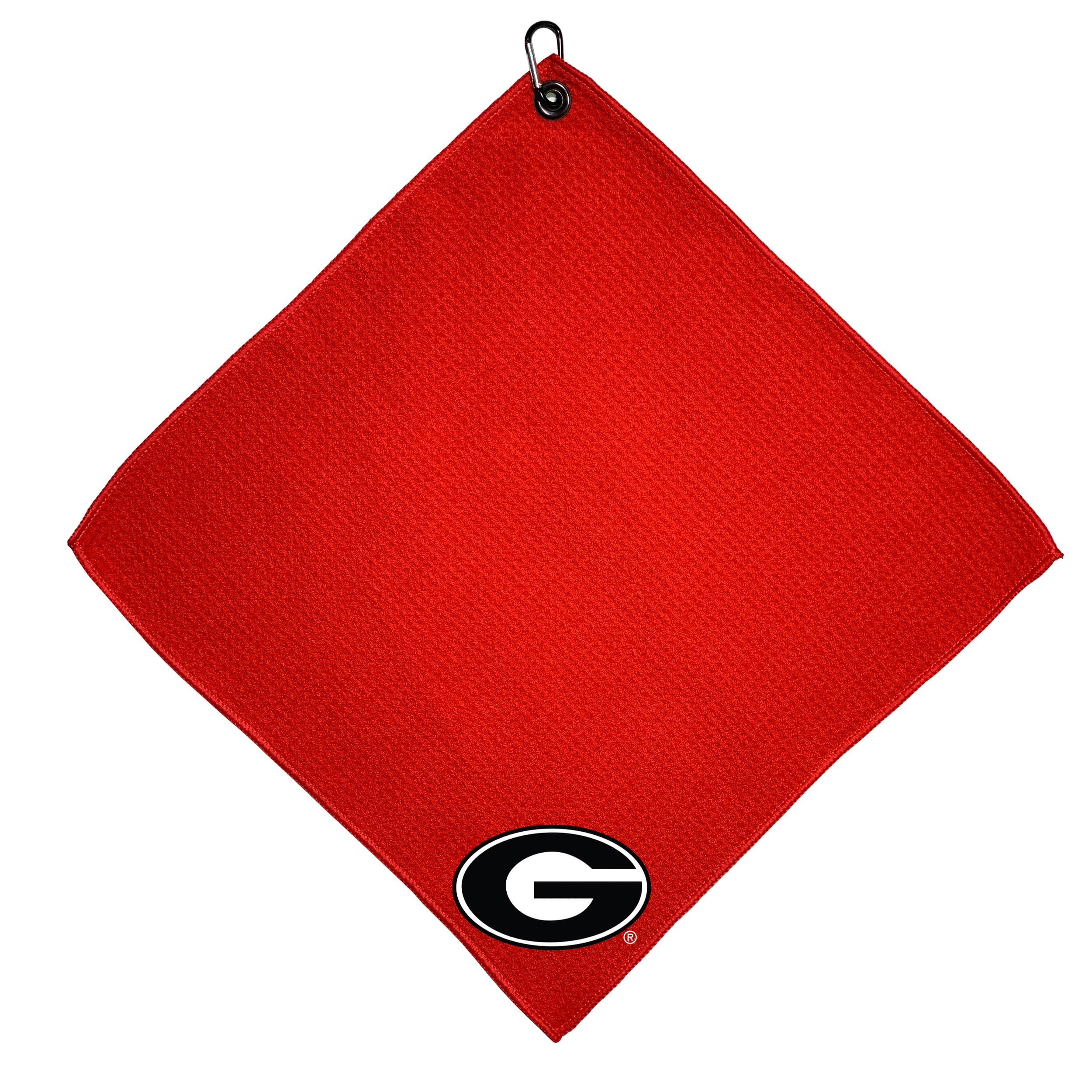 Team Golf NCAA Georgia Bulldogs Microfiber Golf Towel, 15x15 (Multicolor)