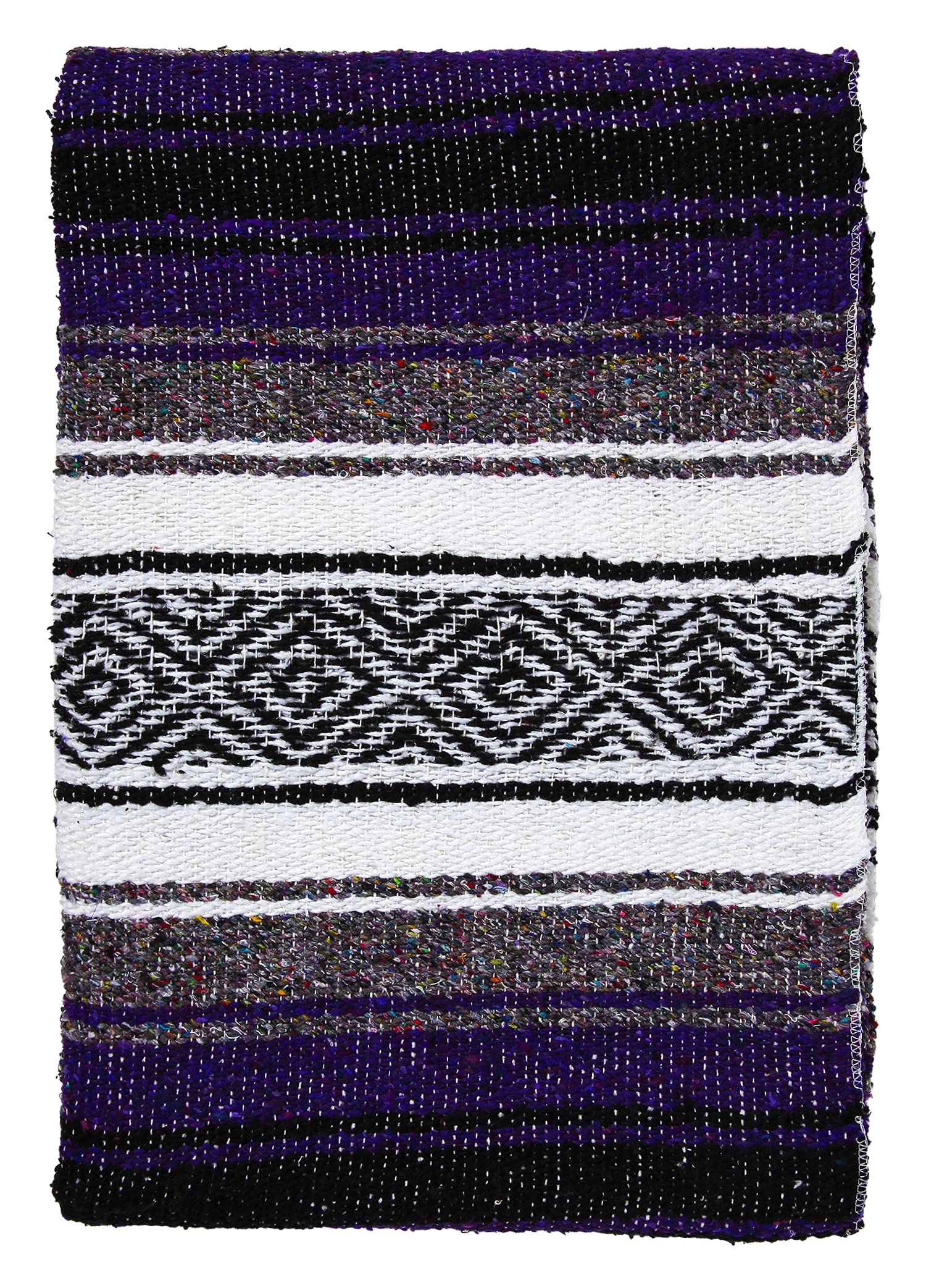 El Paso Designs Mexican Yoga Blanket  Colorful Falsa Serape  Park Blanket, Yoga Towel, Picnic, Beach Blanket, Patio Blanket, Sof