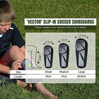 Vizari Vector Soccer Shin Guard – Black