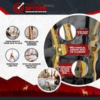 Spyder Xl Takedown Recurve Bow And Arrow Set 64 Recurve Hunting Bow Right Left Hand Draw Weights In 30-55 Lbs Usa Based Company
