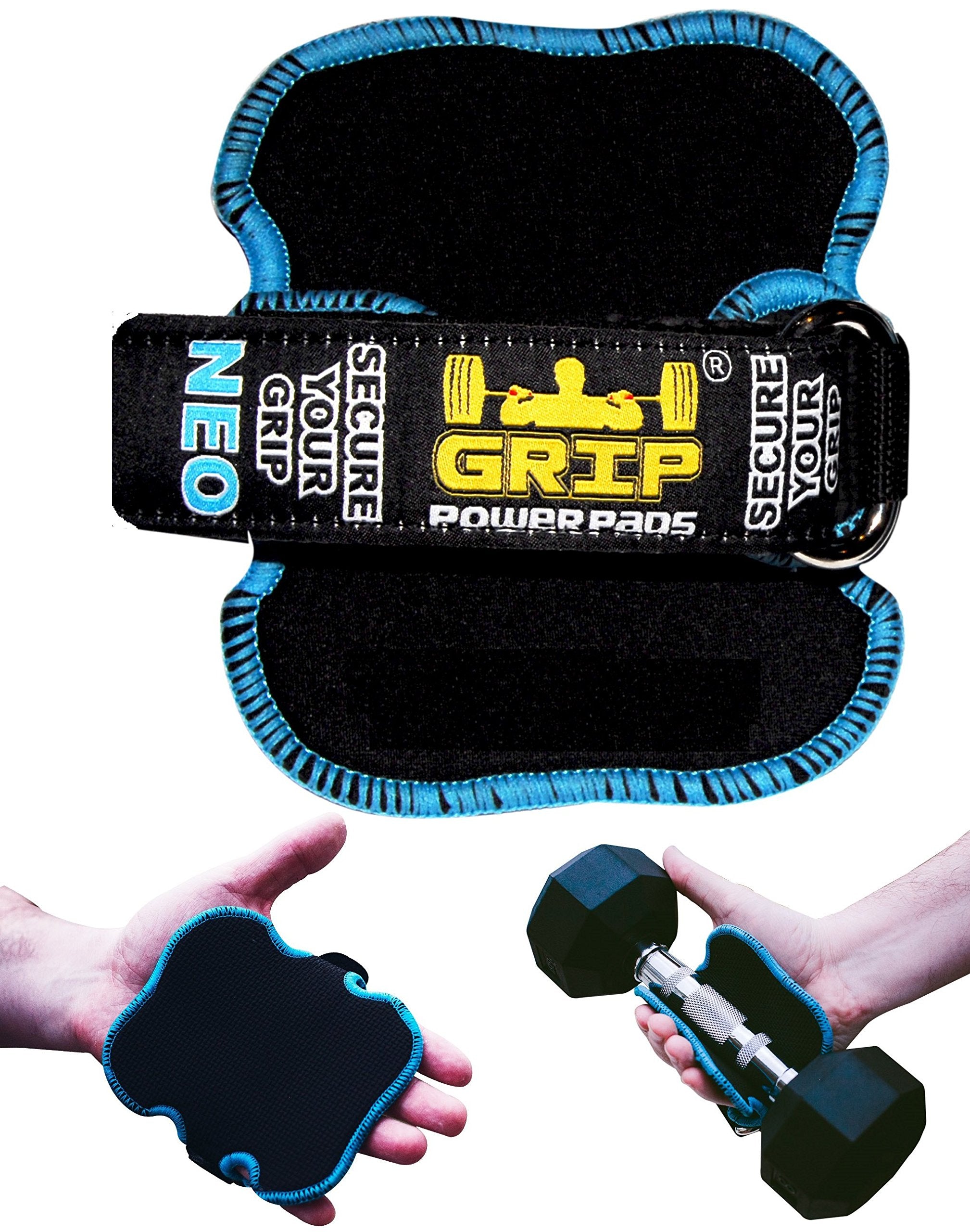 GRIP POWER PADS Lifting Grips The Alternative to Gym Gloves Workout Gloves Men & Women Workout Gloves