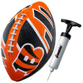 Franklin Sports NFL Cincinnati Bengals Football - Youth Football - Mini 8.5 Rubber Ball - Perfect for Kids - Team Logos and Colo