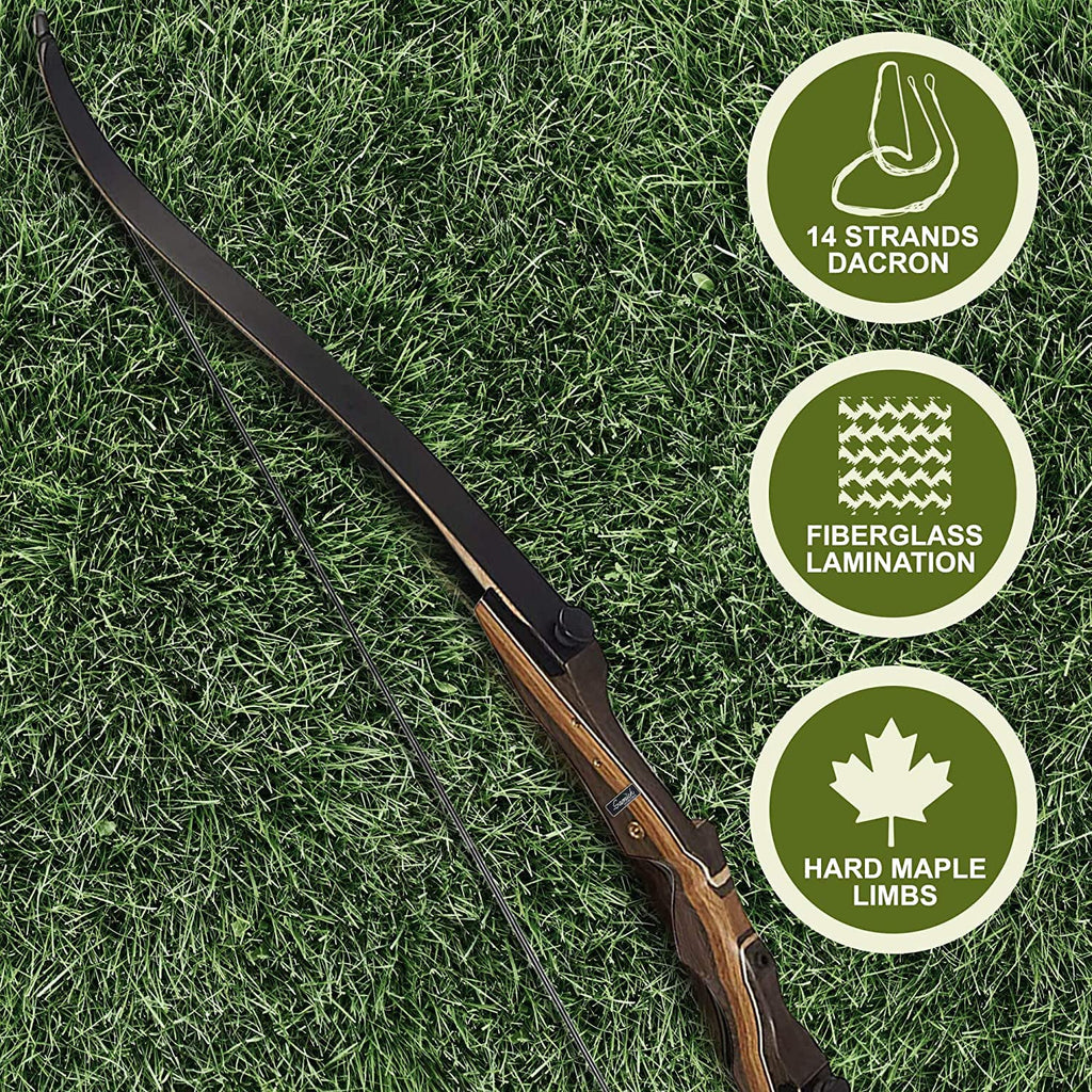 Samick Sage Archery Takedown Recurve Bow 62 Inch - Bows For Teens To Adults - Beginners To Advanced, For Hunting & Target Practi