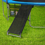 Trampoline Ladder Slide Kit, Universal Trampoline Ladder With Slide For Children Kids, Weather Resistant Galvanized Steel Slide