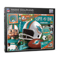 YouTheFan NFL Miami Dolphins Retro Series Puzzle - 500 Pieces