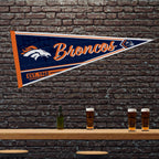 Rico Industries Nfl Football Denver Broncos Classic 12'' X 30'' Felt Wall D  Cor Pennant - Great For Home/Bed Room/Man Cave D  C