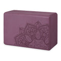 Gaiam Yoga Block - Supportive Latex-Free Eva Foam Soft Non-Slip Surface For Yoga, Pilates, Meditation (Athenian Blush) (05-64086