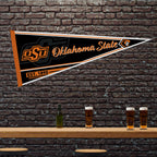 Rico Industries Ncaa Oklahoma State Cowboys Classic 12'' X 30'' Felt Wall D  Cor Pennant - Great For Home/Bed Room/Man Cave D  C