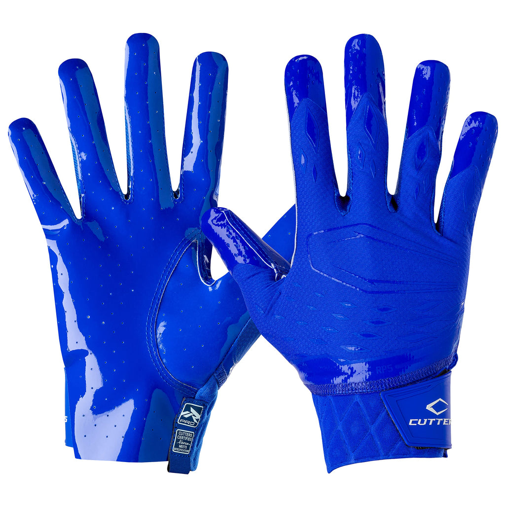 Cutters Rev Pro 5.0 Receiver Gloves Solid Royal XXXL