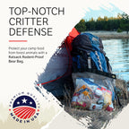Ratsack The Camping Bundle - Ultralight Rodent Proof Dry Bag For Backpacking - Bear Bag Food Storage For Camping With Coghlans O