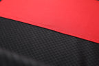 Alpha Camp Stadium Seat Chair For Bleachers With Back& Arm Rest - Black Red