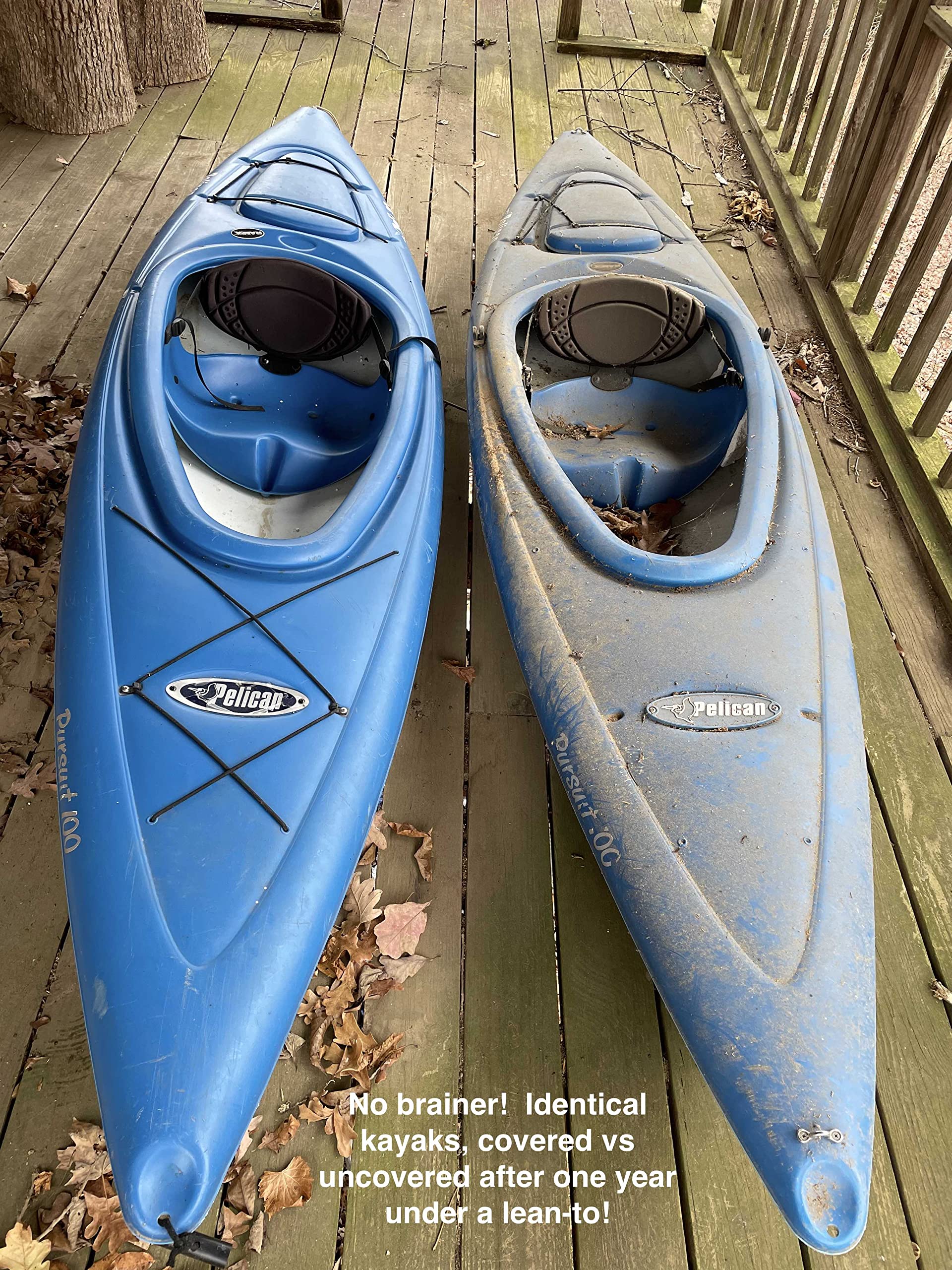 Cypress Rowe Outfitters Nature Proof 14 15 Canoe/Kayak Cover For Outdoor Storage, Fits 14 To 15 To 156'' Canoes And Kayaks