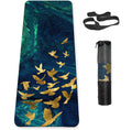 Knsbk Eco Friendly Non Slip Yoga Mat Tpe Workout Mat For Men Women Thick Workout Mat With Carrying Strap Fitness Mats For Exerci