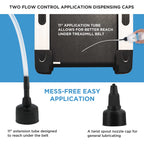 Action Fitness 100% Silicone Treadmill Belt Lubricant, 4-Ounce Bottle With Both An Application Tube And A Twist Spout Cap - Easy