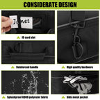 Weliday 2 Layer Golf Trunk Organizer, Golf Car Locker With Separate Ventilated Compartment For 2 Pair Shoes, Golf Trunk Storage