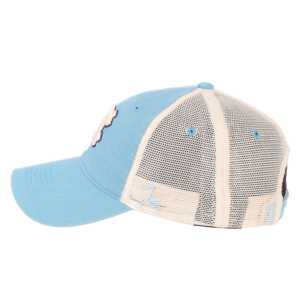 Ncaa Zephyr North Carolina Tar Heels Mens University Relaxed Hat, Adjustable, Team Color/Stone