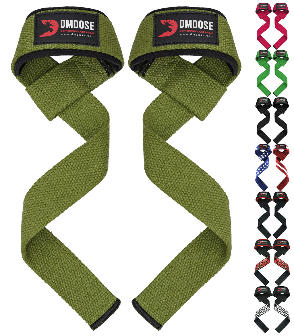 Dmoose Wrist Straps For Weightlifting, Perfect For Gym Workouts, Deadlifts, And Powerlifting, Workout & Hand Wraps For Men & Wom
