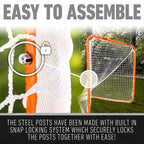 Franklin Sports Backyard Lacrosse Goal - Kids Lacrosse Net/ Equipment - Perfect For Youth Training - 48'' X 48''