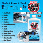 Star Brite Salt Off Concentrate Kit - Ultimate Boat Salt Remover & Marine Engine Flush - 32 Oz. With Applicator - Perfect For Ou