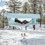 Haven Tent Lay Flat Hammock Tent - Waterproof Tent & Camping Hammock With Mosquito Net - Lightweight Tent - Back/Side/Stomach Sl