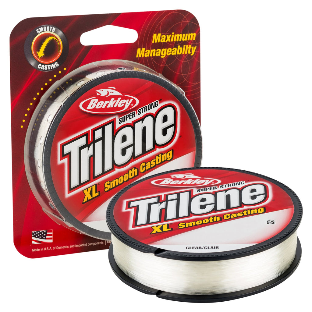 Berkley Trilene Xl, Clear, 6Lb | 2.7Kg, 330Yd | 301M Monofilament Fishing Line, Suitable For Freshwater Environments