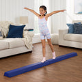 Best Choice Products 8Ft Folding Floor Balance Beam 2-Panel For Gymnastics Practice, Exercise - Royal Blue