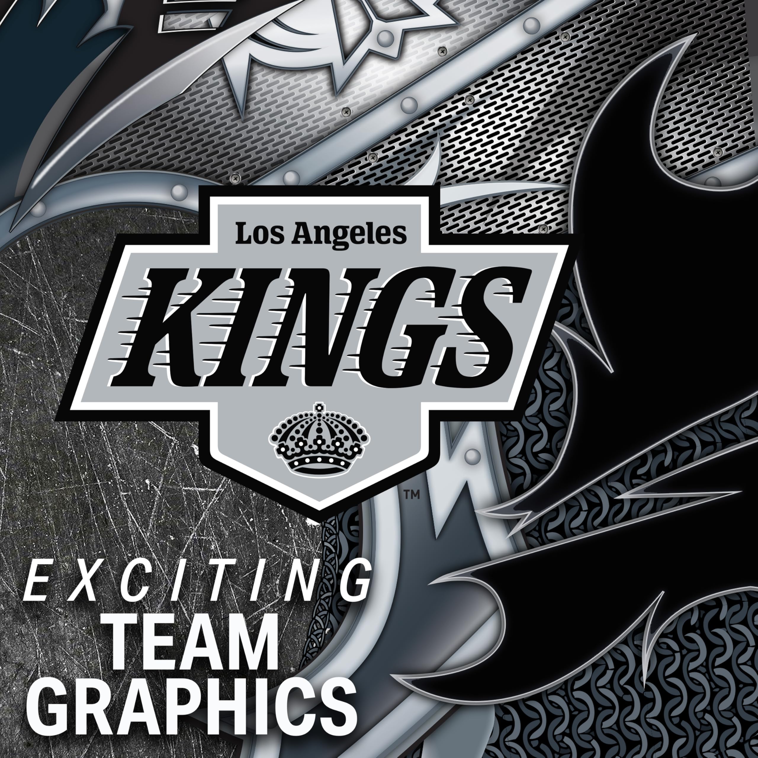 Franklin Sports La Kings Nhl Hockey Goalie Face Mask - Goalie Mask For Kids Street Hockey - Youth Nhl Team Masks For Kids
