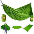 Wise Owl Outfitters 4In1 Hammock - Camping Hammock, Shelter Tarp, Poncho, And Footprint - Camping Essentials And Accessories For