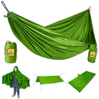 Wise Owl Outfitters 4In1 Hammock - Camping Hammock, Shelter Tarp, Poncho, And Footprint - Camping Essentials And Accessories For