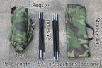 Sutekus Semi-Double Tent Camouflage Patterns Camping Tent Tent For Camping Hiking ?Outdoor Equipment?
