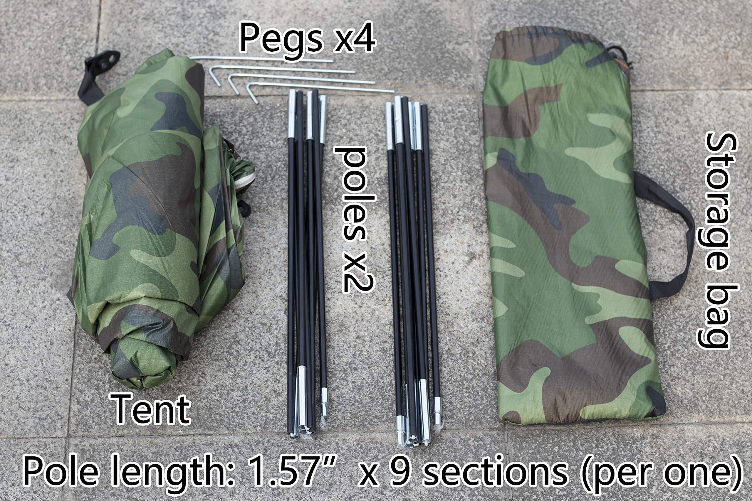 Sutekus Semi-Double Tent Camouflage Patterns Camping Tent Tent For Camping Hiking ?Outdoor Equipment?