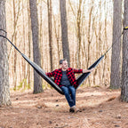 Elk Single Hammock With Tree Straps For Outdoor Camping, Hiking, Backpacking And Travel - Compact, Portable And Lightweight Para