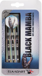 Elkadart Black Mamba 80% Tungsten Soft Tip Darts With Storage/Travel Case, 18 Grams