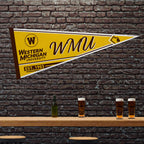 Rico Industries Ncaa Western Michigan Broncos Classic 12'' X 30'' Felt Wall D  Cor Pennant - Great For Home/Bed Room/Man Cave D